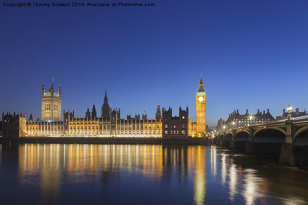 Big Ben and Parliament, London. Picture Board by Tommy Dickson