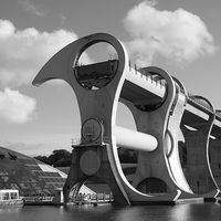 Buy canvas prints of Falkirk Wheel by Tommy Dickson