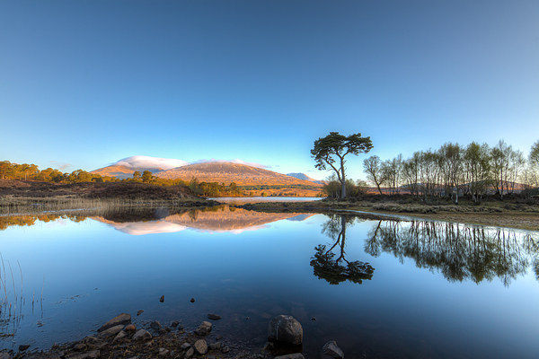 Serene Sunrise over Loch Tulla Picture Board by Tommy Dickson