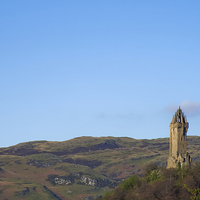 Buy canvas prints of Majestic William Wallace Monument by Tommy Dickson