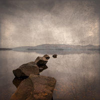 Buy canvas prints of Vintage Loch Lomond by Tommy Dickson