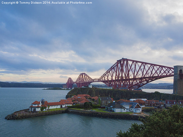 Forth Rail Bridge North Queensferry Picture Board by Tommy Dickson