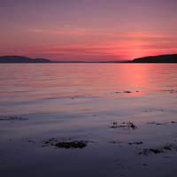 Buy canvas prints of Tranquil Little Cumbrae Sunset by Tommy Dickson