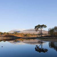 Buy canvas prints of Serenity of Loch Tulla by Tommy Dickson