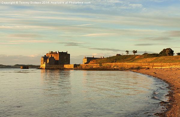 Majestic Sunset at Blackness Castle Picture Board by Tommy Dickson