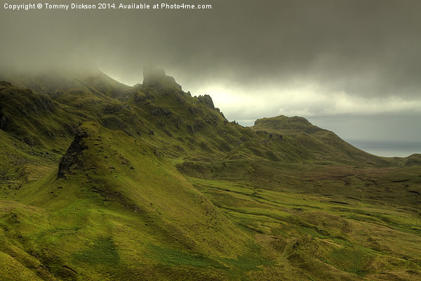 Enchanting Mystique of Quiraing Picture Board by Tommy Dickson