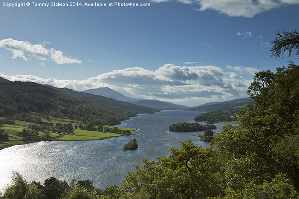 Queens View, Pitlochry Picture Board by Tommy Dickson