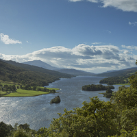 Buy canvas prints of Queens View, Pitlochry by Tommy Dickson