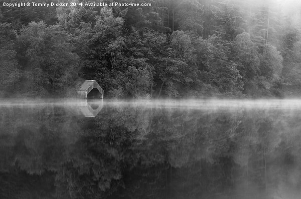 Mystical Reflections of Loch Ard Picture Board by Tommy Dickson