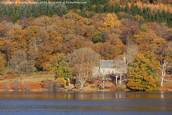 Serenity in the Scottish Autumn Picture Board by Tommy Dickson