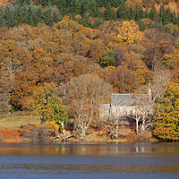 Buy canvas prints of Serenity in the Scottish Autumn by Tommy Dickson