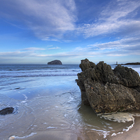 Buy canvas prints of Seascape at Seacliff Beach.  by Tommy Dickson