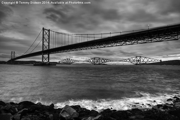 Forth Bridges Scotland. Picture Board by Tommy Dickson