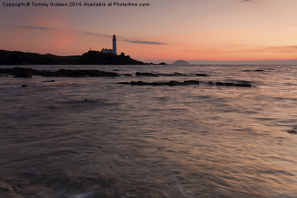 Captivating Turnberry Sunset Picture Board by Tommy Dickson