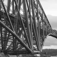 Buy canvas prints of Iconic Steel Rail Bridge Over River Forth by Tommy Dickson