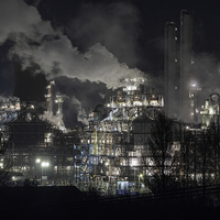 Buy canvas prints of The Fiery Heart of Scottish Industry by Tommy Dickson