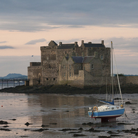 Buy canvas prints of Majestic Blackness Castle A Fortress That Defies T by Tommy Dickson
