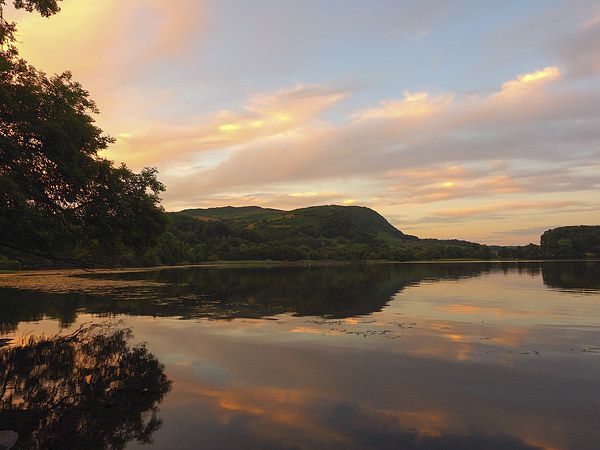 Serene Sunset Reflections at Scotlands Only Lake Picture Board by Tommy Dickson