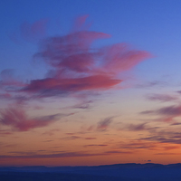 Buy canvas prints of Sunset over Central Scotland by Tommy Dickson
