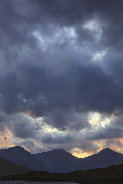 Arrochar Alps at Sunset Picture Board by Tommy Dickson