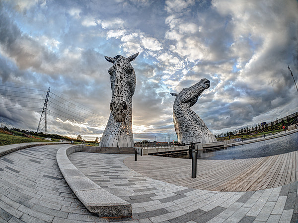  The Kelpies, Falkirk Picture Board by Tommy Dickson