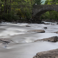 Buy canvas prints of  The Falls of Dochart at Killin, Scotland. by Tommy Dickson