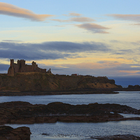 Buy canvas prints of  Tantallon castle on the east coast of Scotland. by Tommy Dickson