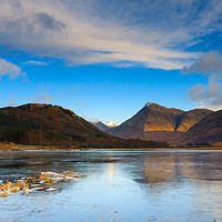 Buy canvas prints of Glen Etive. by Tommy Dickson