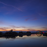 Buy canvas prints of Falkirk Wheel at dusk. by Tommy Dickson