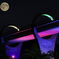 Buy canvas prints of The Futuristic Falkirk Wheel by Tommy Dickson