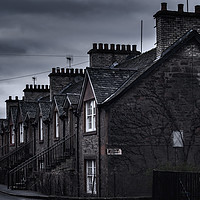 Buy canvas prints of Charming Cottages of Deanston by Tommy Dickson