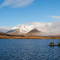 Buy canvas prints of Lochan na h-Achlaise Panorama by Tommy Dickson