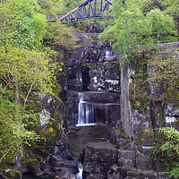 Buy canvas prints of Bracklin Falls, near Callander, Scotland. by Tommy Dickson