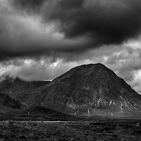 Buy canvas prints of Moody Buachaille Etive Mor. by Tommy Dickson