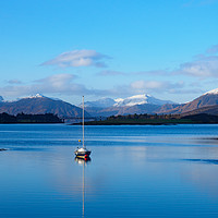 Buy canvas prints of Serenity at Loch Leven by Tommy Dickson