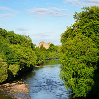 Buy canvas prints of River Teith towards Doune Castle. by Tommy Dickson