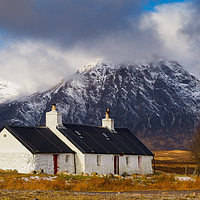 Buy canvas prints of Black Rock Cottage, Glen Coe. by Tommy Dickson