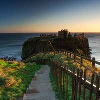 Buy canvas prints of Sunrise at Dunnottar Castle. by Tommy Dickson