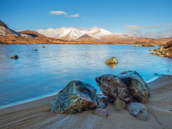 Lochan na h-Achlaise, Rannoch Moor, Scotland. Picture Board by Tommy Dickson