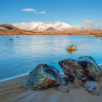 Buy canvas prints of Lochan na h-Achlaise, Rannoch Moor, Scotland. by Tommy Dickson