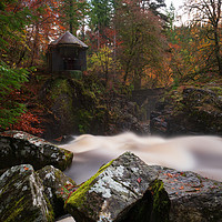 Buy canvas prints of The Hermitage, near Dunkeld. by Tommy Dickson