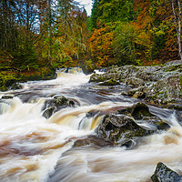 Buy canvas prints of The River Braan, Dunkeld. by Tommy Dickson