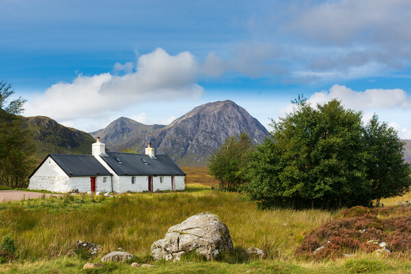 Black Rock Cottage, Glen coe. Picture Board by Tommy Dickson