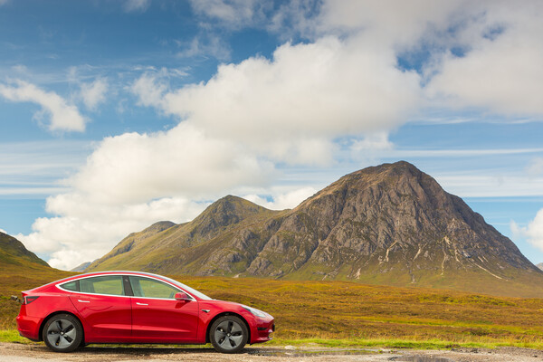 Tesla Road Trip Picture Board by Tommy Dickson