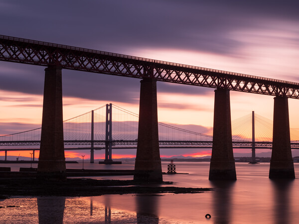 The Forth Bridges. Picture Board by Tommy Dickson