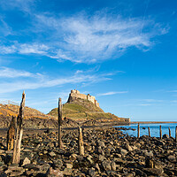 Buy canvas prints of Lindisfarne Castle, Holy Island. by Tommy Dickson