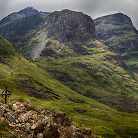 Buy canvas prints of Glen coe by Tommy Dickson