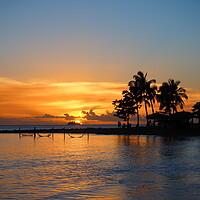 Buy canvas prints of Captivating St Lucia Sunset by Tommy Dickson