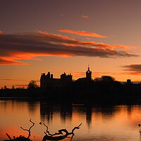 Buy canvas prints of Linlithgow Loch, Scotland at sunrise. by Tommy Dickson
