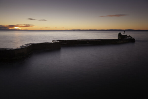 St Monans Breakwater at sunrise. Picture Board by Tommy Dickson
